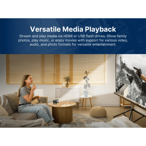 Emerson 120" Home Theater LCD Projector