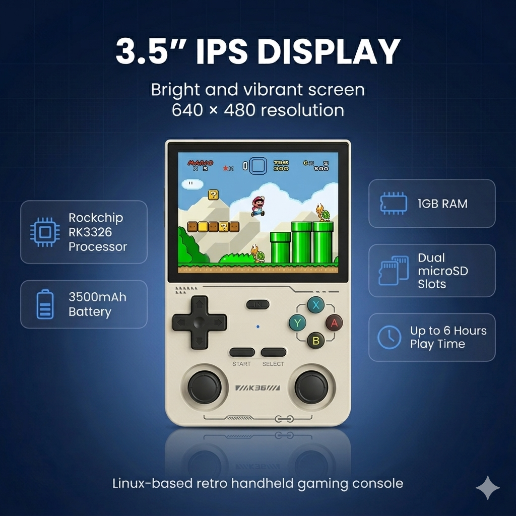 K36 Retro Handheld Console