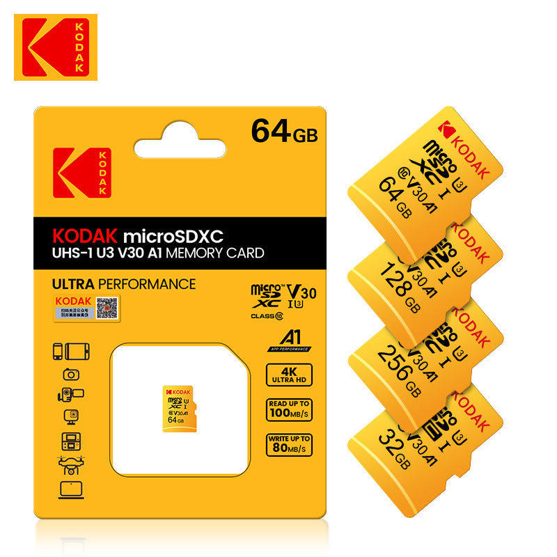 KODAK EVO+ 128GB UHS-I Micro SD for 4K