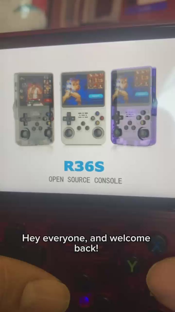 R36S Retro Handheld Console